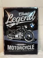 BMW Classic Legend R5 – Metallschild