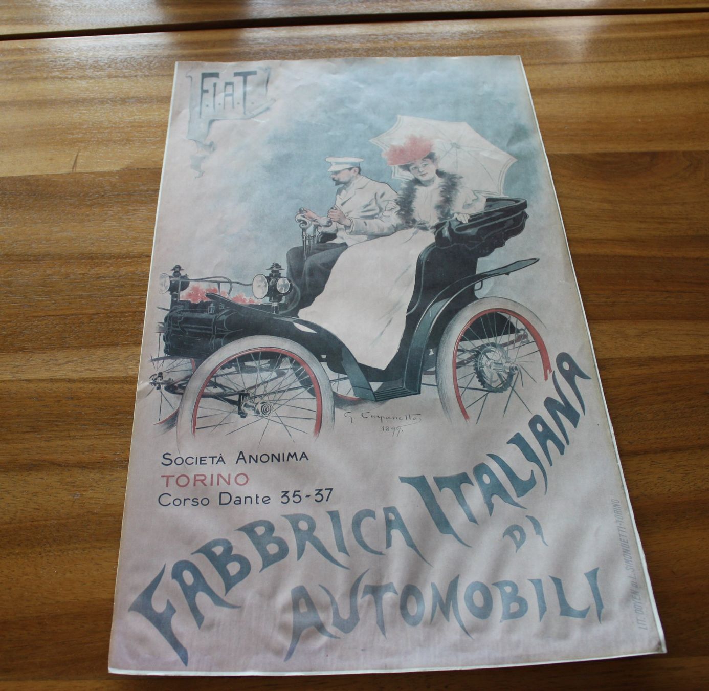 Foto & Immagini: FIAT Plakat – Usato da Spiez venduto da Trollius09 1
