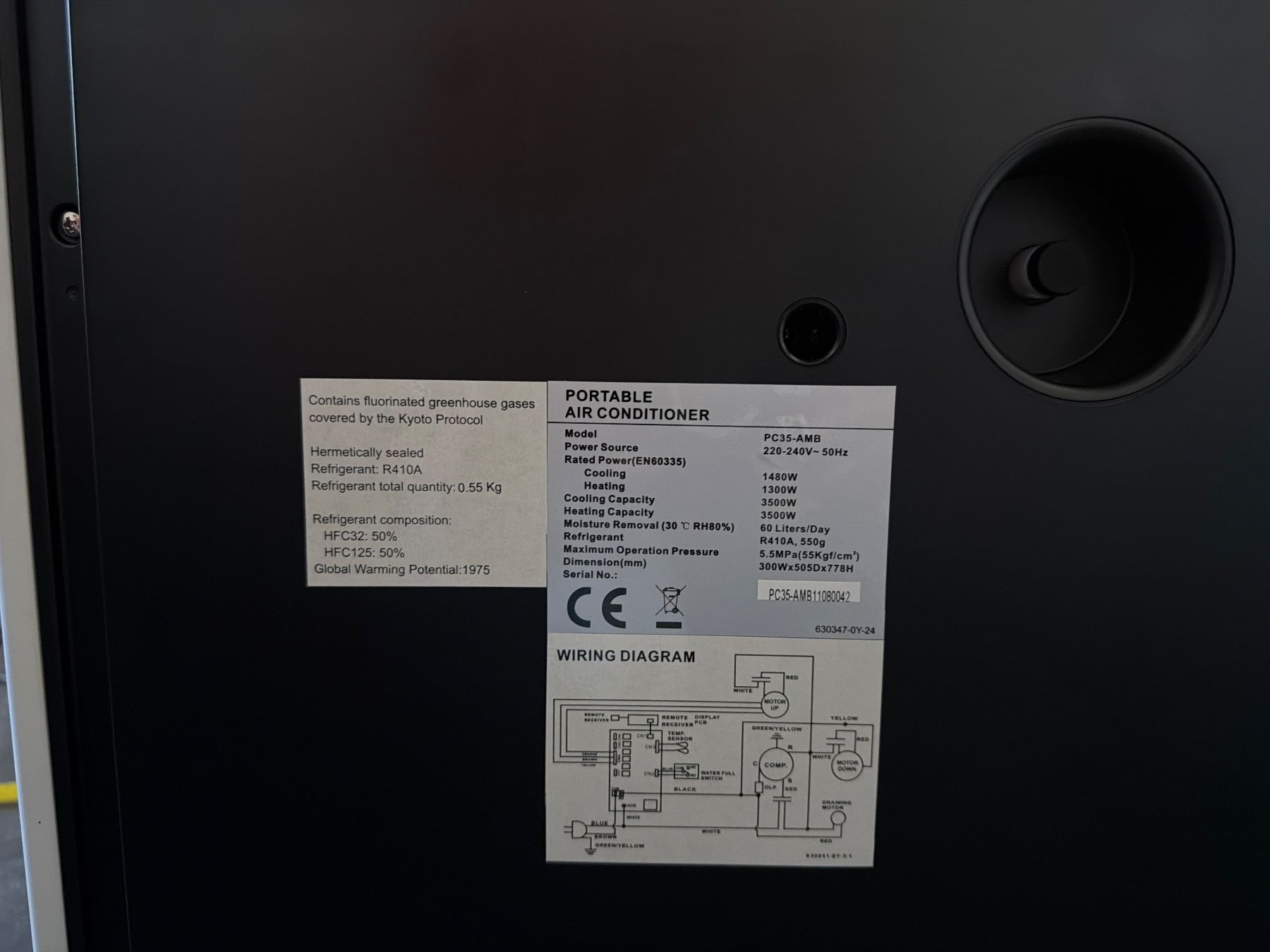 Condizionatori: Aircon 12000 3 in1 PC35-AMB – Nuovo (secondo la descrizione) da Brügg BE venduto da TSP02 6