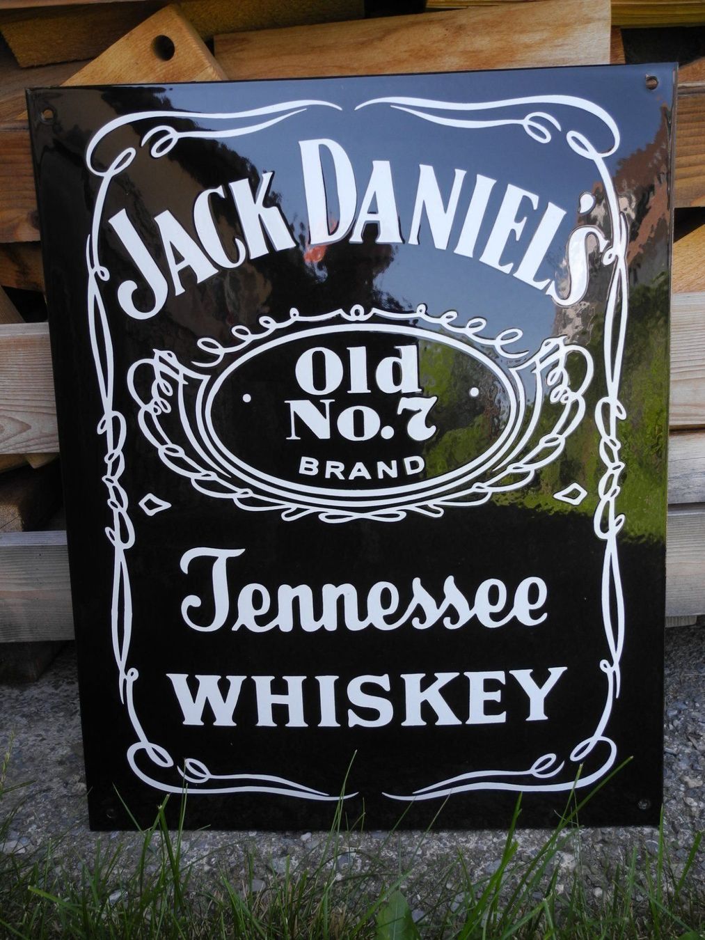 Jack Daniels Schilder: JACK DANIELS EMAILSCHILD – Neu (gemäss Beschreibung) aus Reinach AG von Huckleberrysix 4