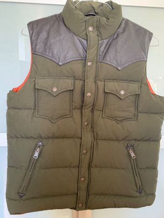 PENFIELD Trailwear Stapleton Daunen Puffer Vest Nylon Leder