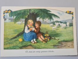 Vintage/Antike Postkarte von Pauli Ebner Motive Kinder