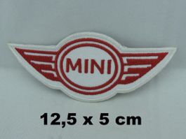 MINI - Aufnäher - Aufbügler - Stickerei - 12,5x5cm