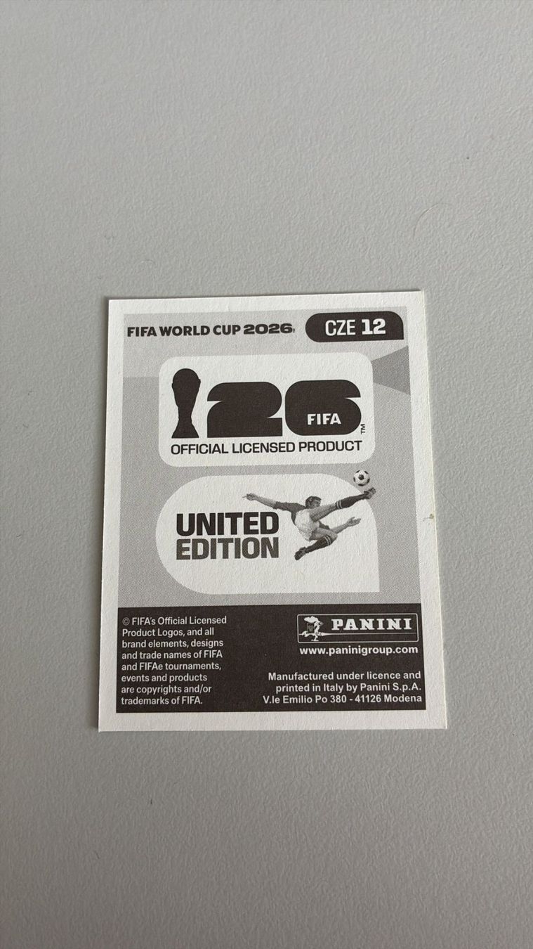 Panini Carte collezionabili: Carte panini 2026 - CZE 12 – Nuovo (secondo la descrizione) da La Neuveville venduto da Ibo2300 1