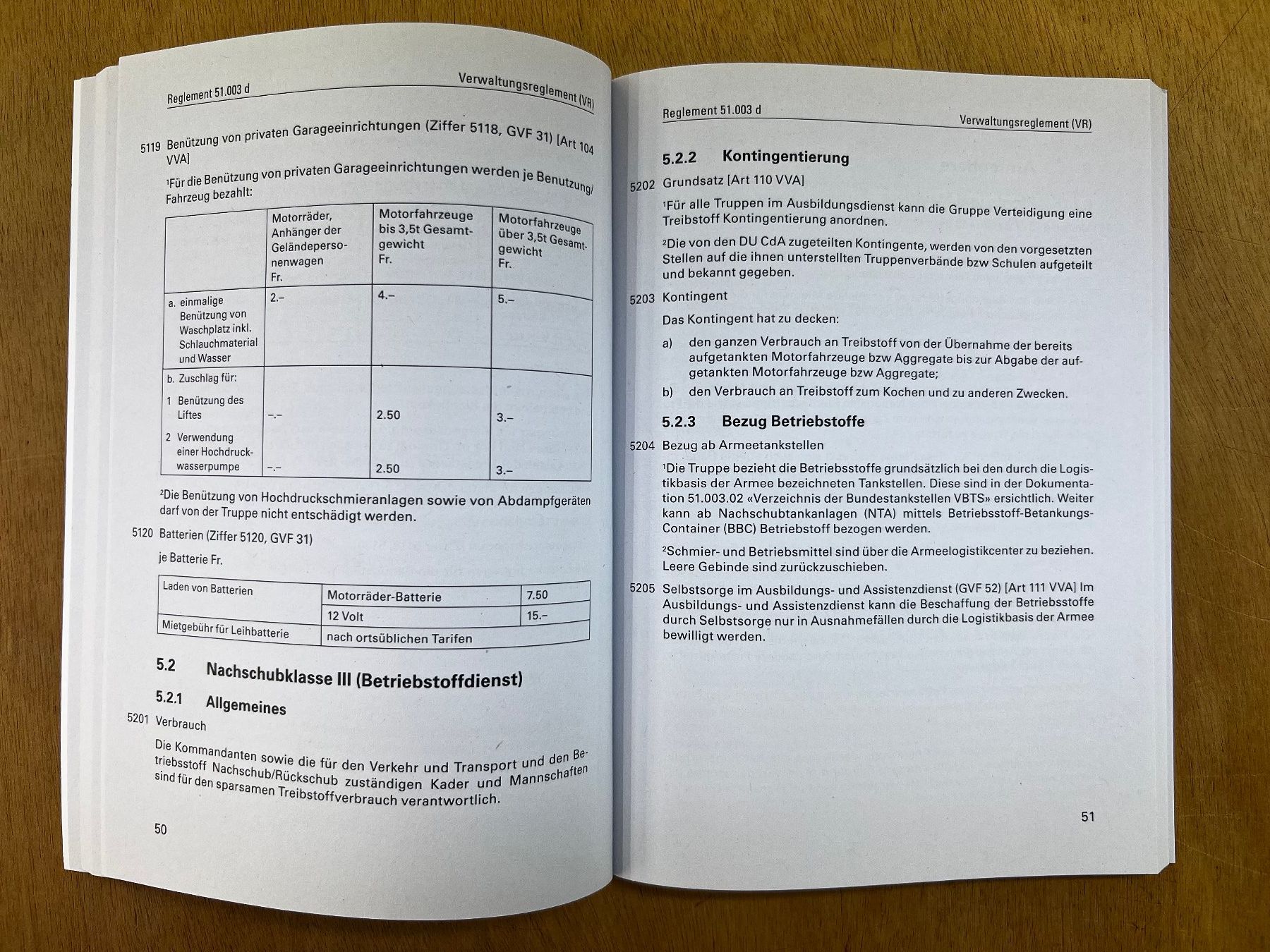 Libri: Schweizer Armee Reglement 51.003 d Verwaltungsreglement VR – Usato da Lupfig venduto da Quickyauto 1