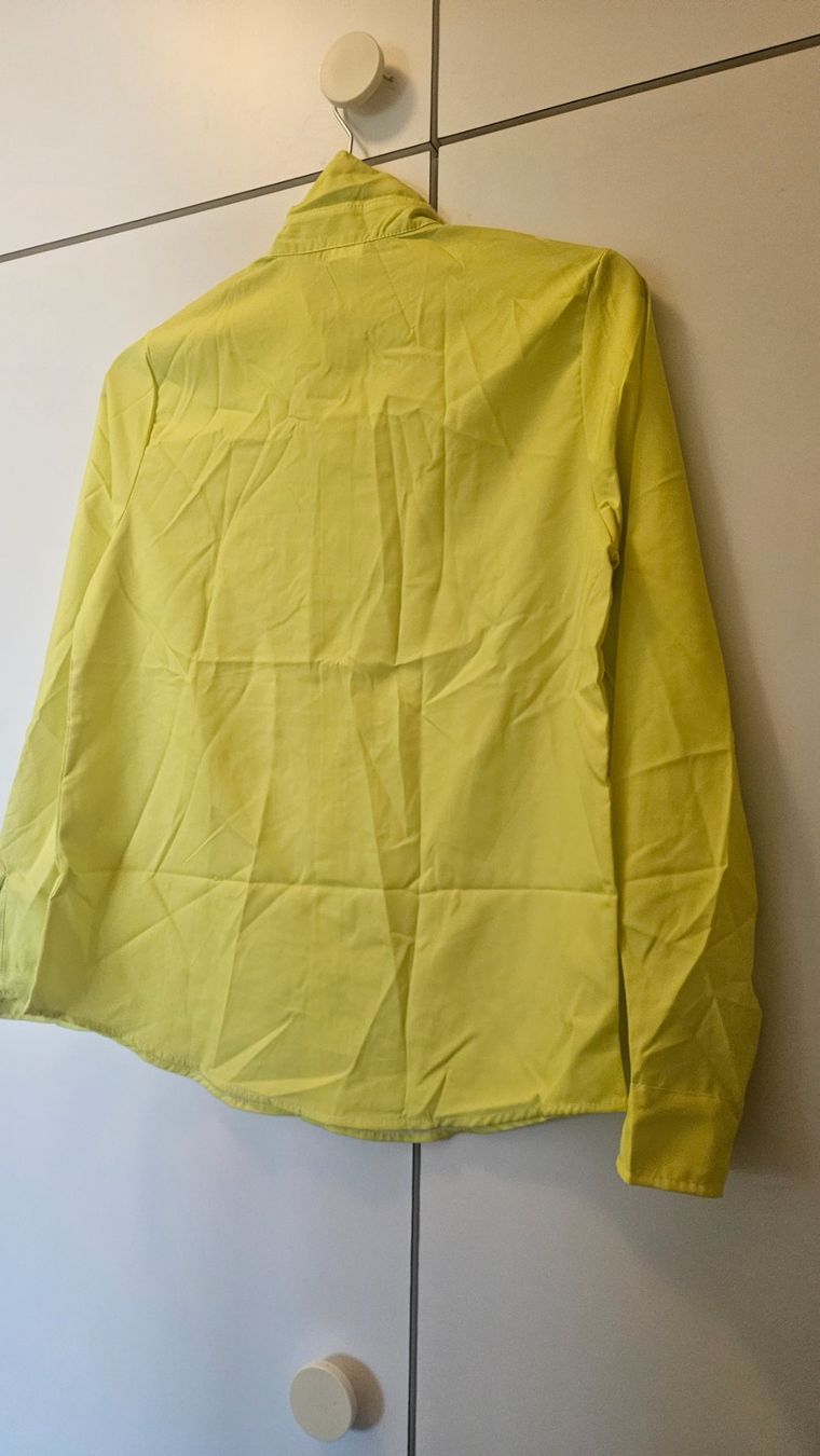 Camicie: Camicia uomo gialla tg.M poliestere – Usato da Melano venduto da H-Sara 1