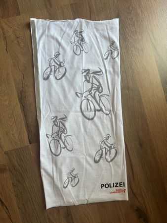 Multifunktionstuch Kopfbedeckung Radfahrer Motiv
