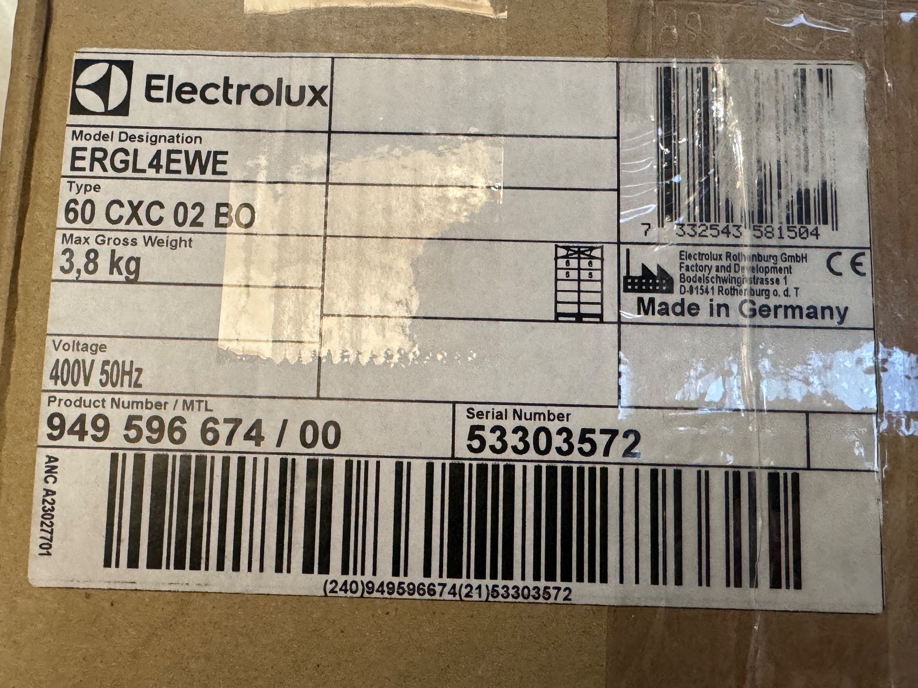 Electrolux Elettrodomestici da cucina: 109 Electrolux ERGL4EWE Einbau Rechaud – Nuovo e nell'imballaggio originale da Derendingen venduto da Meisterstuecke 7
