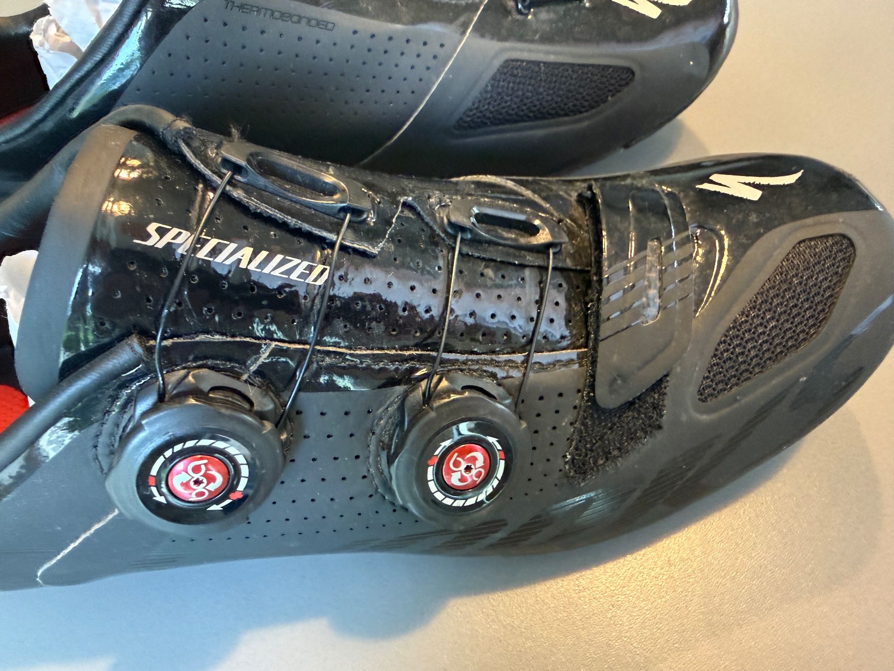 Specialized Herrenschuhe: Specialized S-Works Rennradschuhe, Grösse 42.5 – Gebraucht aus Bonstetten von Goodbuy1 1