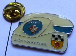 Pin  PTT Schweiz Volketswil  8604  Telefon