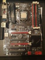 Motherboard mit Prozessor und RAM