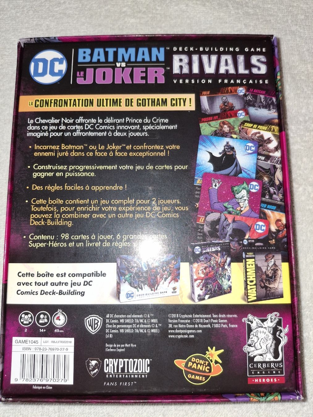 Giochi: Jeu Rivals Batman vs le Joker – Usato da Prez-vers-Siviriez venduto da rouilj05 1