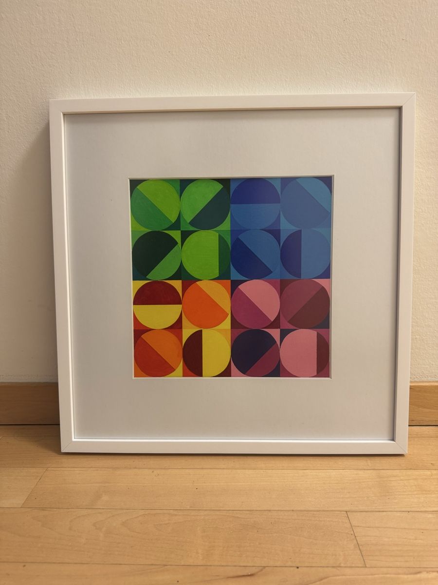 Gemälde: Modernes Acryl-Bild 42x42 – Gebraucht aus Birmensdorf ZH von Sonnenhut2015