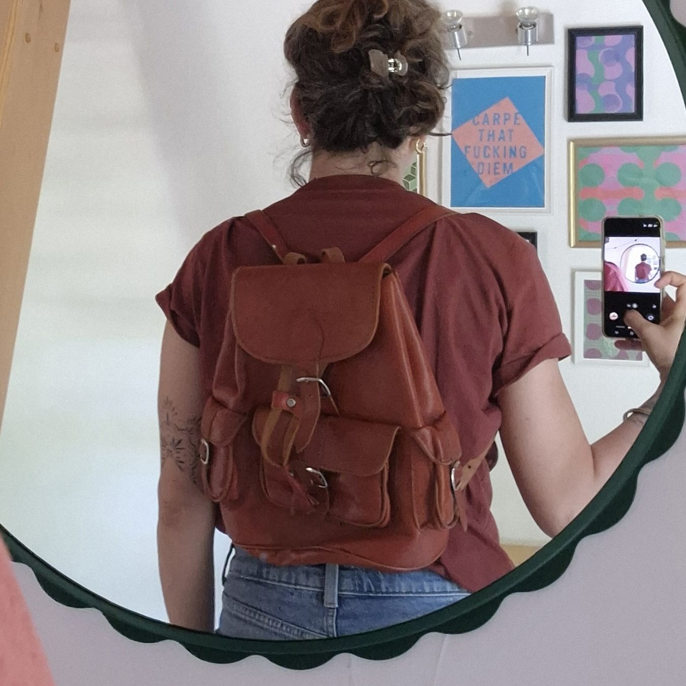 Zaini: sac à dos en cuir – Usato da Choëx venduto da NKim 3