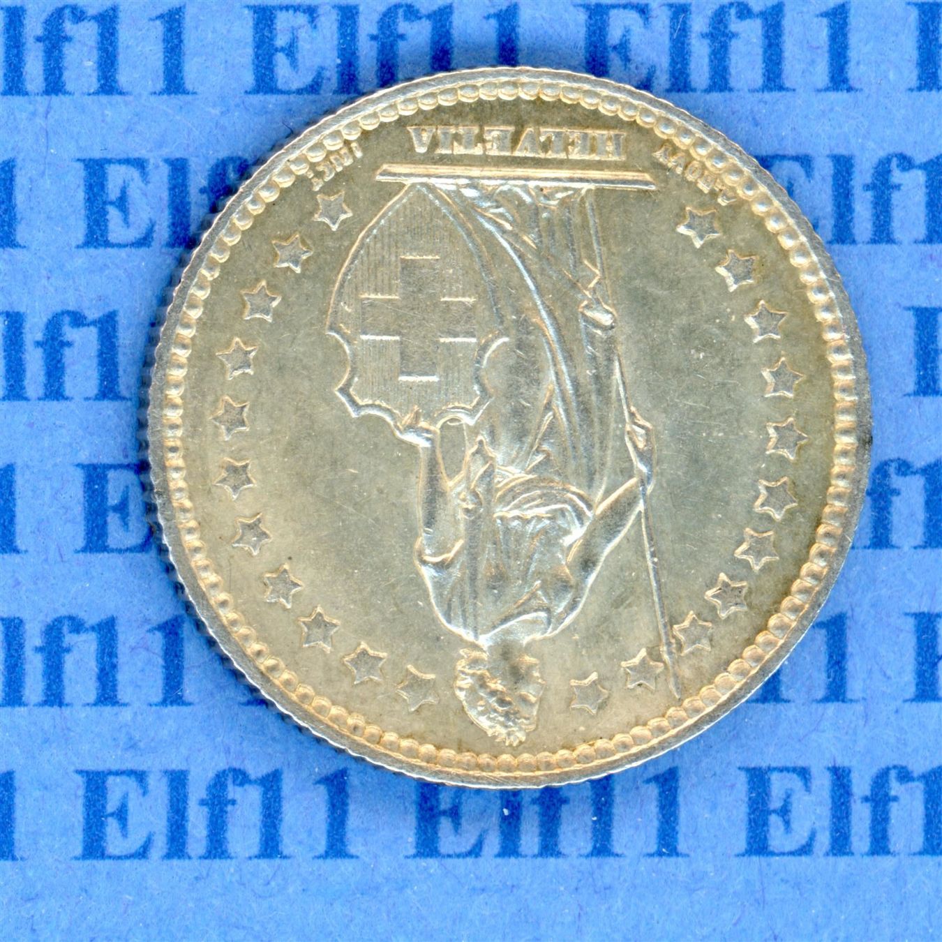 Tutti le monete: CHF___1.00 1887 -stgl 1 Franken – Nuovo (secondo la descrizione) da Widnau venduto da Elf11 1