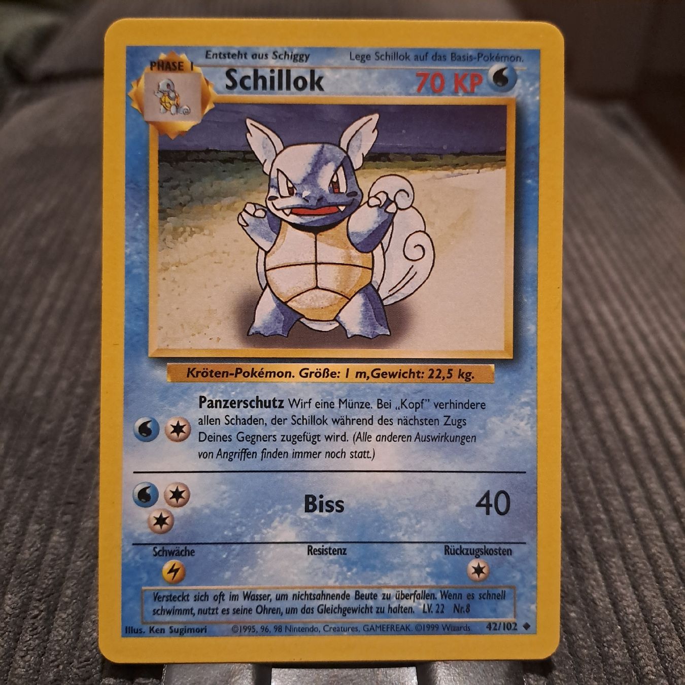 Pokémon Sammelbilder & Trading cards: Schillok, Base Set 42/102 – Gebraucht aus Düdingen von Ruge91