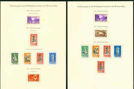 Pro Patria Sammlung * mit Blockausschnitten (Q852)
