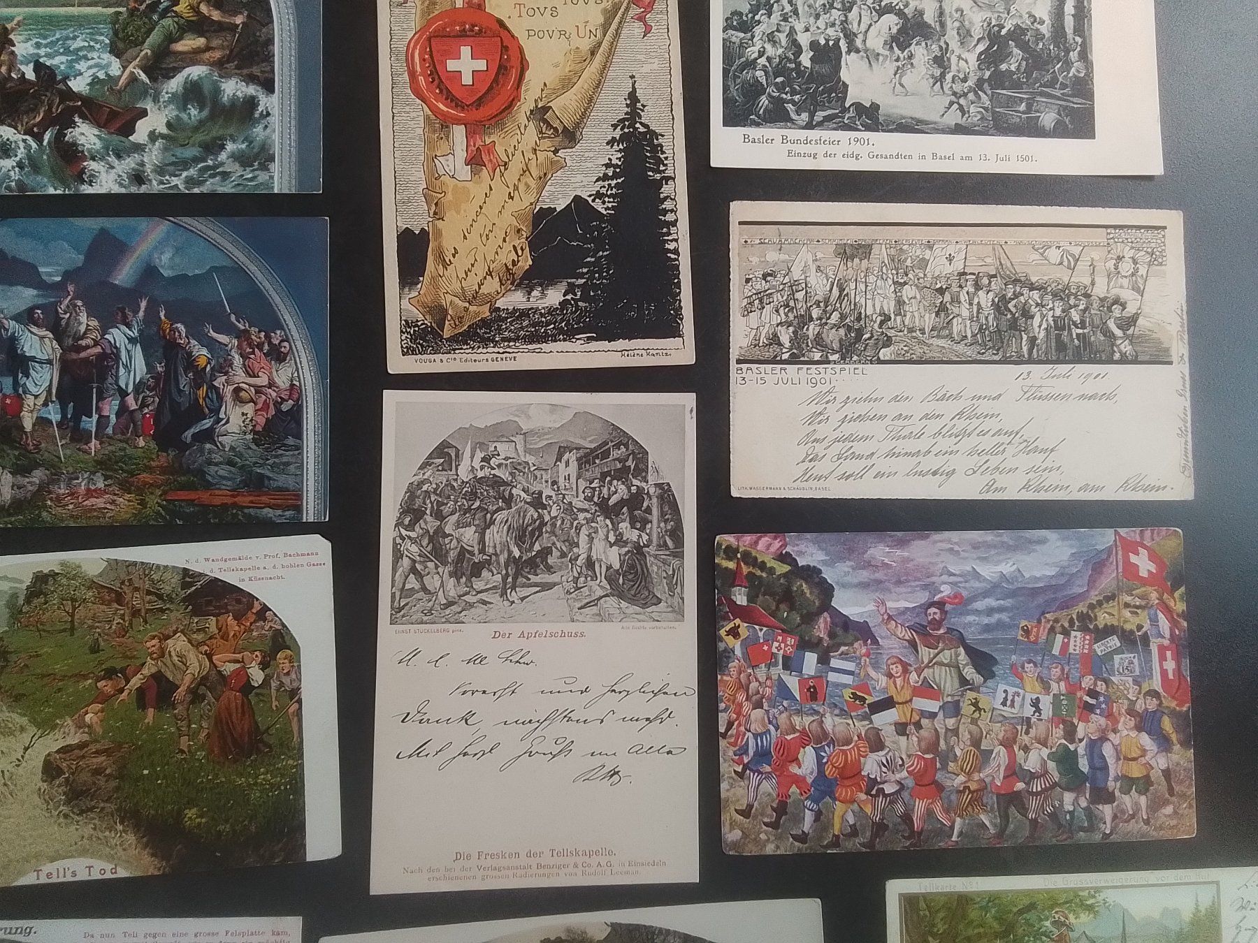 Tutti i francobolli: Lot Bundesfeierkarten Pro Patria – Usato da Reichenburg venduto da Pipo-67 3