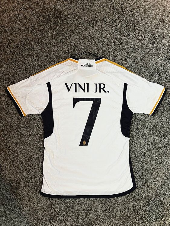 2324 Real Madrid Home Football Shirt 7 Vinicius Junior 