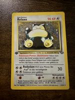 Pokemon Karte Relaxo 11/64 1. Edition Holo