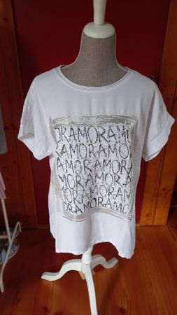 T-Shirt TODAY Damen Weiss Grösse M eher L/XL 