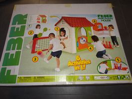 Feber Multi-Aktivitäten Haus 6 in 1 / Spielhaus    *NEU/OVP*