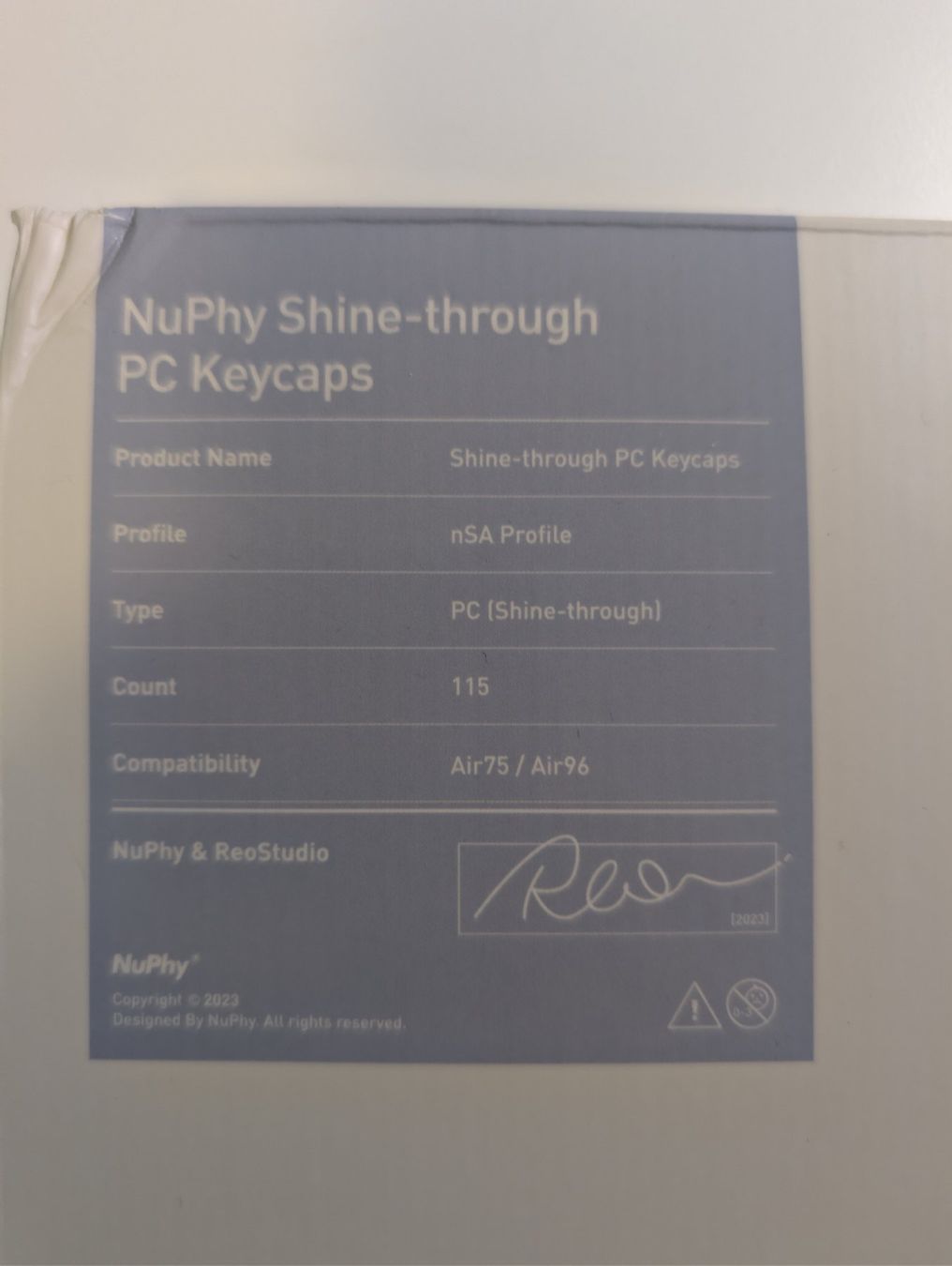 Tastaturen: NuPhy Shine-through PC Keycaps – Neu (gemäss Beschreibung) aus Rothenburg von raeffs 1