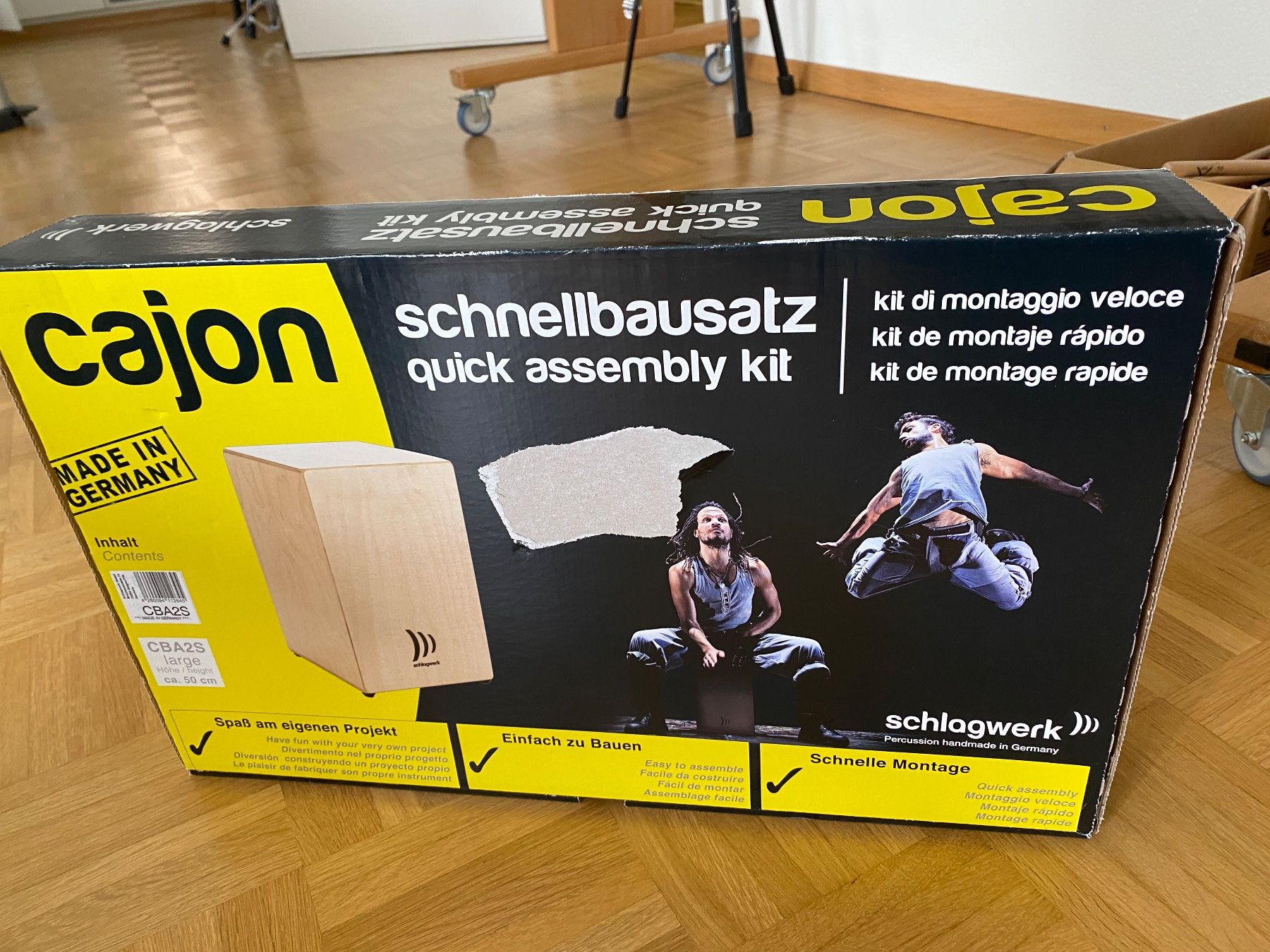 Strumenti musicali: Cajon Bausatz 50cm – Nuovo e nell'imballaggio originale da Solothurn venduto da dmo_25
