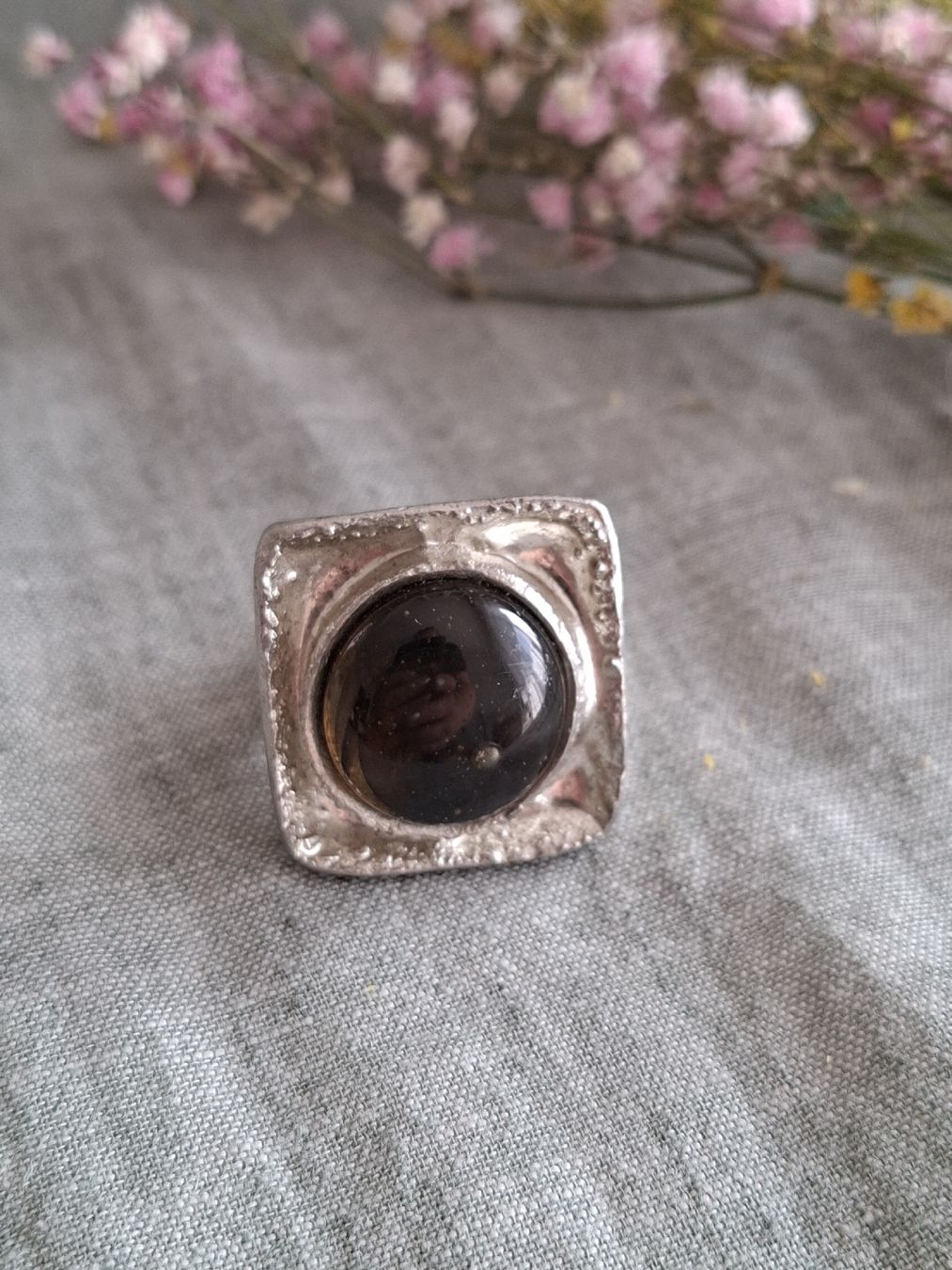 Anelli: Bague Argentée Design Brutaliste Scandinave – Nuovo (secondo la descrizione) da Lutry venduto da Sim_Sta 5
