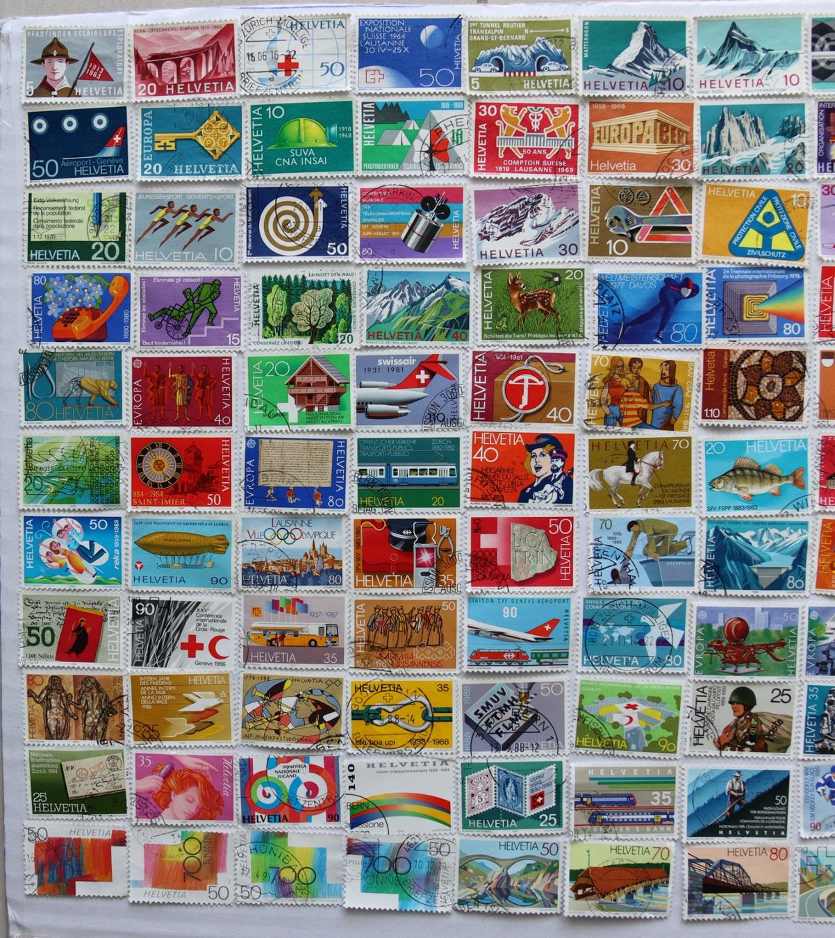 Tutti i francobolli: Briefmarken CH Lot (2) – Usato da Oberentfelden venduto da lakipul 2