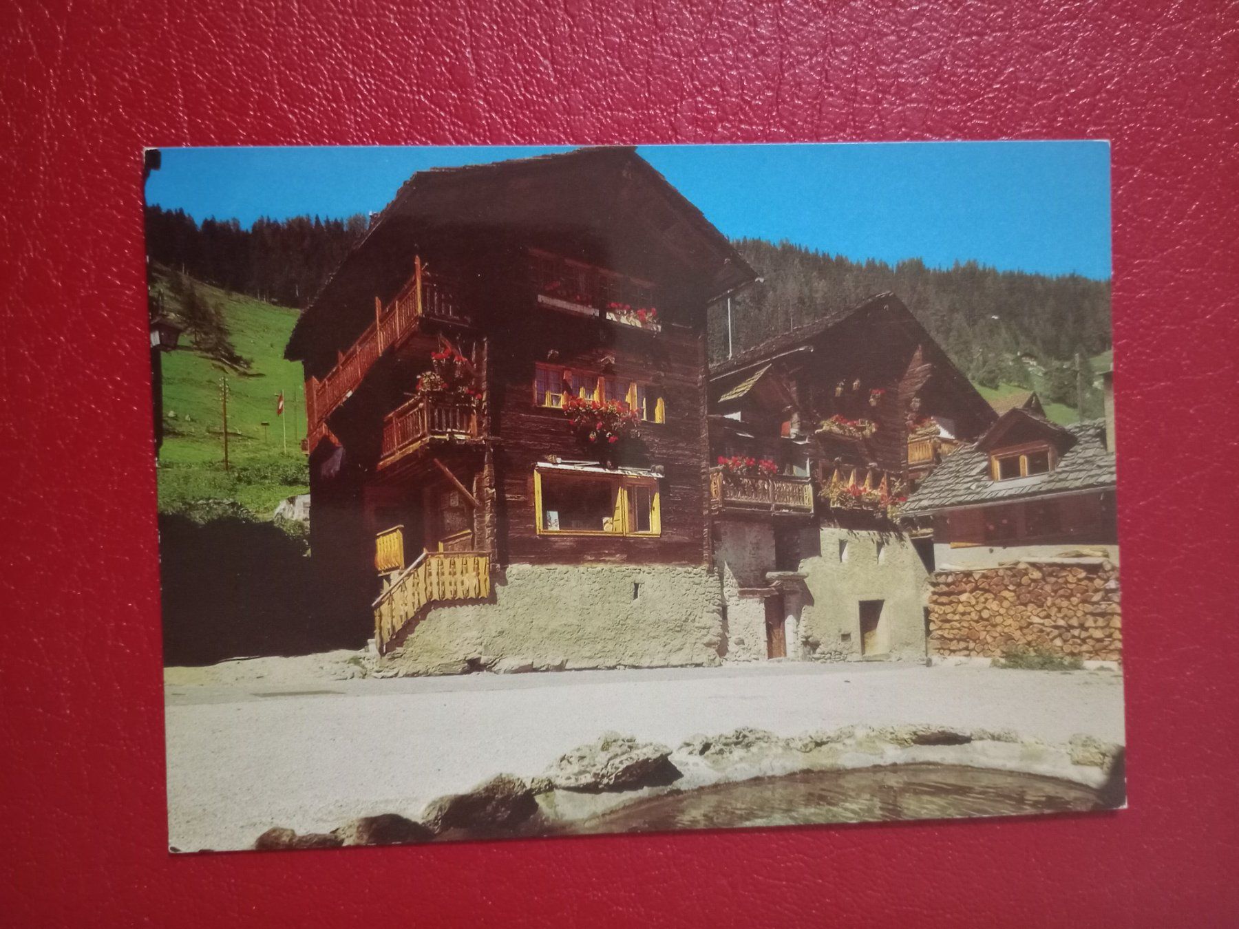 Ansichtskarten: Grimentz Wallis altes walliser Haus – Gebraucht aus Küttigen von Melisch1000