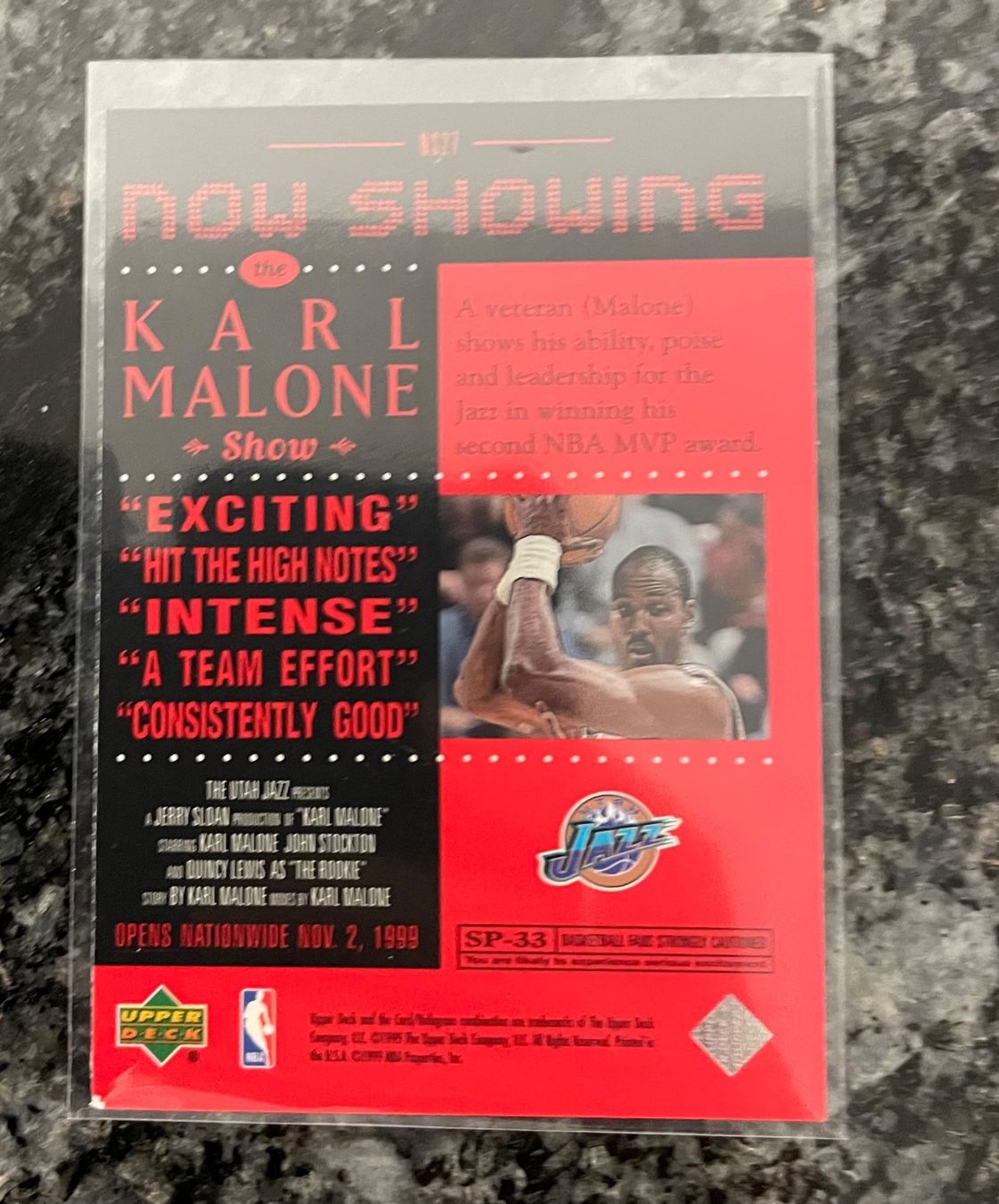 Nba Carte collezionabili: NBA Karl Malone Now Showing Card – Nuovo (secondo la descrizione) da Muttenz venduto da joba23 1