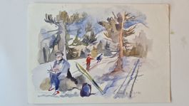 R.Mangold Aquarell