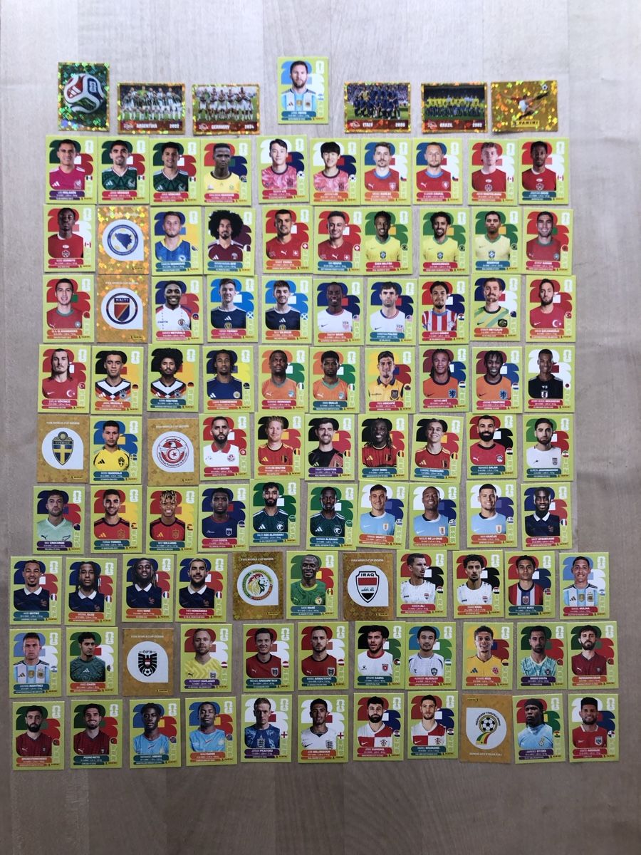 Panini Carte collezionabili: WM 2026 100 Sticker Messi  dabei – Nuovo (secondo la descrizione) da Freienbach venduto da Meirikas