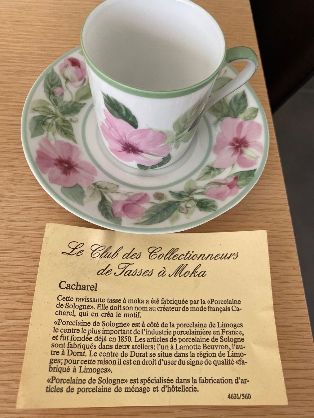Tassen: Cacharel tasse à moka Neuf – Neu und originalverpackt aus Delémont von Ma_LoU.01