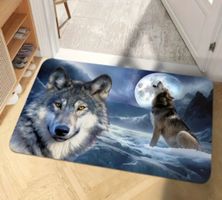 Wolf Teppich 40x60cm