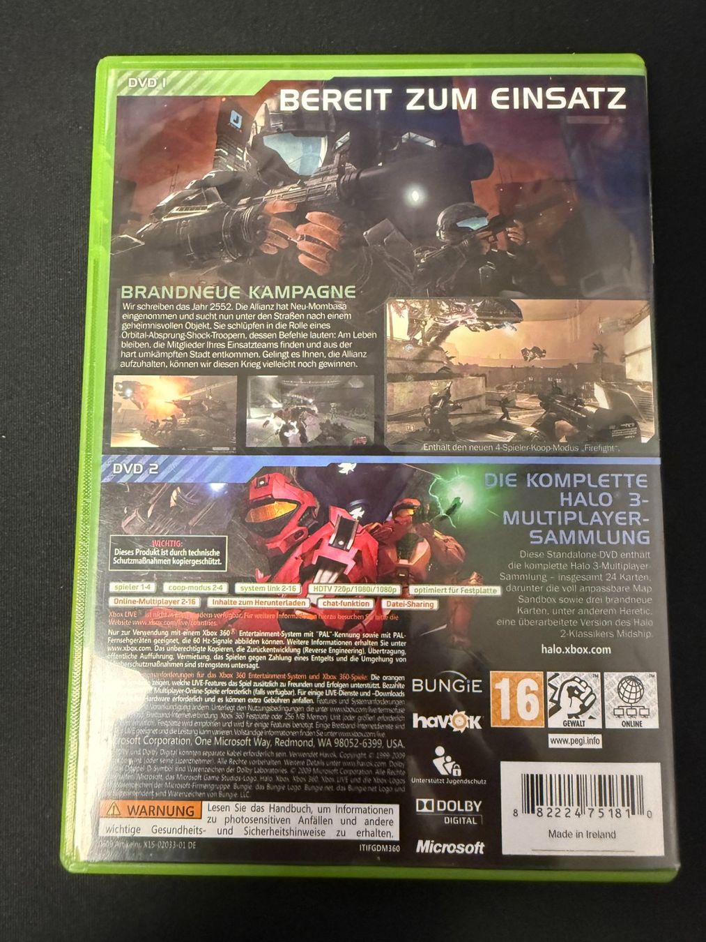 Microsoft Giochi: Halo 3 odst - Xbox 360 – Usato da Pont-de-la-Morge venduto da Darfal 2