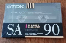 TDK SA 90 - Type II -  made Germany - cassette scellée