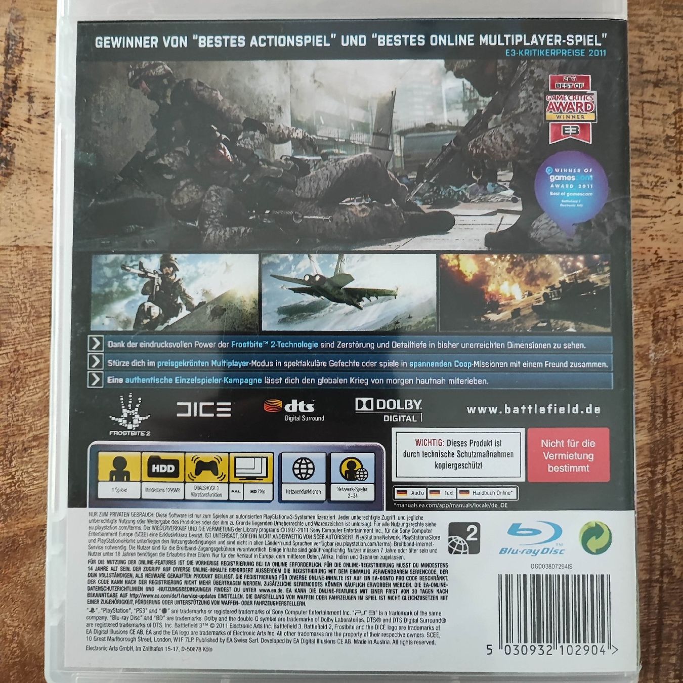 Sony Giochi: Battlefield 3 PS3 – Usato da Dübendorf venduto da kb86_MOVIE 1