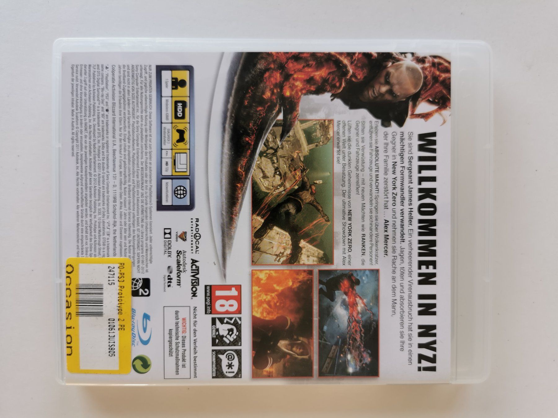 Spiele: Ps 3 - Prototype 2 – Gebraucht aus Lenzburg von eyworld 2