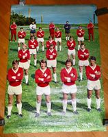 Org CH Fussball Nationalmannschaft Poster 1970 FOTOTAPETE