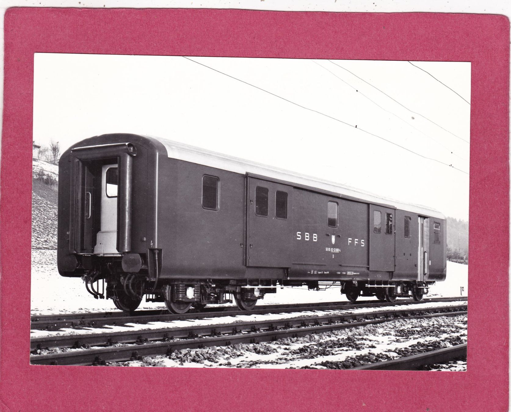 Cartoline postali: SBB Bahnwagen D 50 85 92 – Usato da Herisau venduto da Lisegrat2008