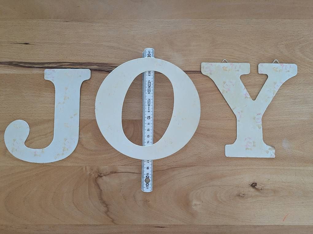 Tutte le decorazioni: 3xShabby chic Metallbuchstabenset – Usato da Zufikon venduto da Baum03 3