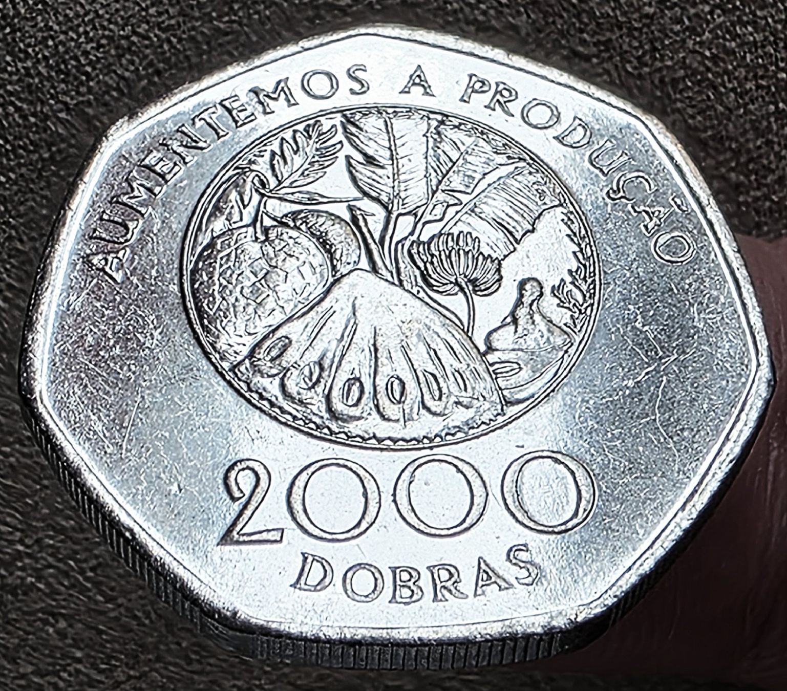 Alle Münzen: SAO TOME' E PRINCIPE 2000 DOBRAS 1997 – Gebraucht aus Winterthur von Creso70