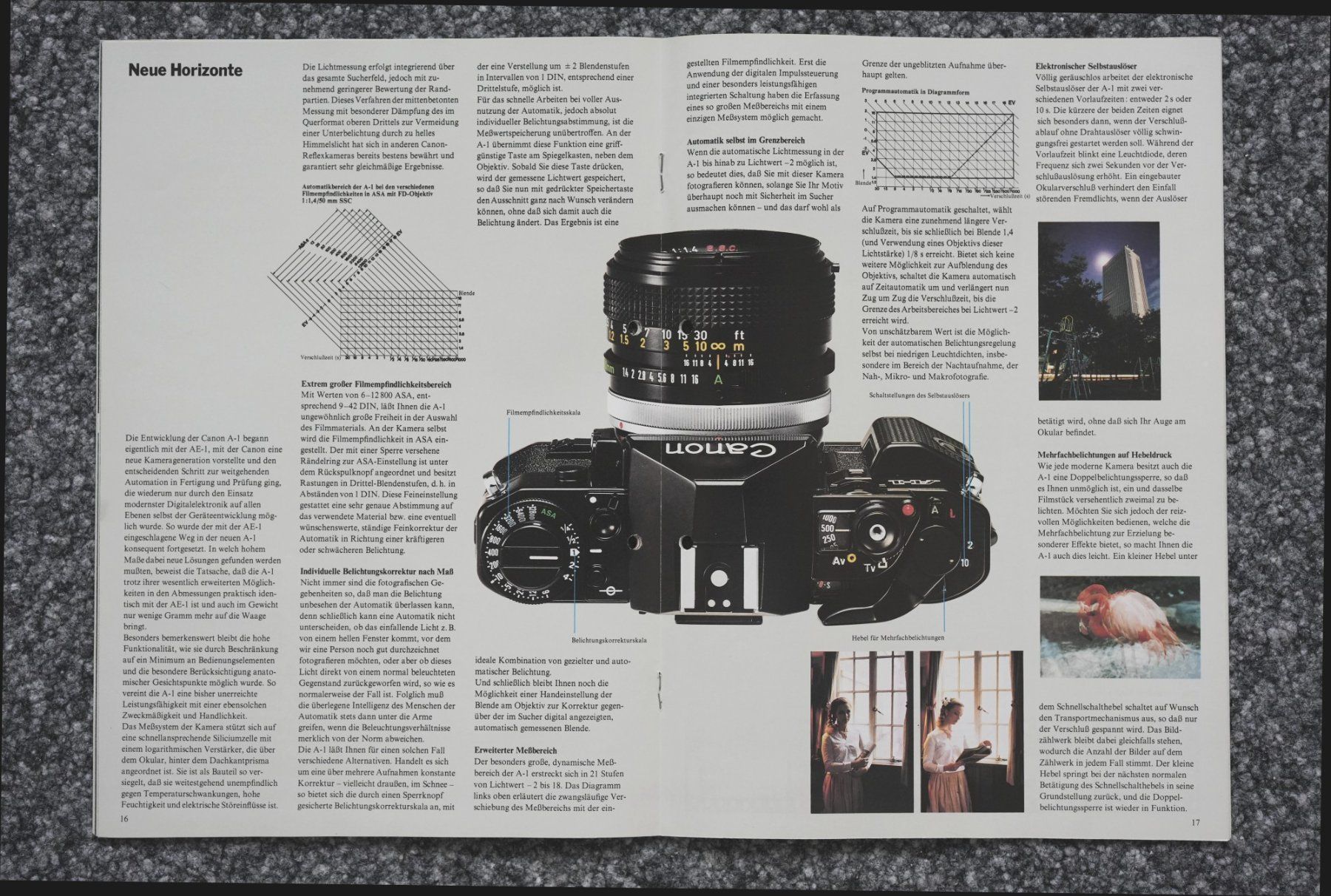 Canon Documenti: Canon A-1 Broschüre 30 Seiten 1978 – Usato da Brunnen venduto da Techfreak1 1