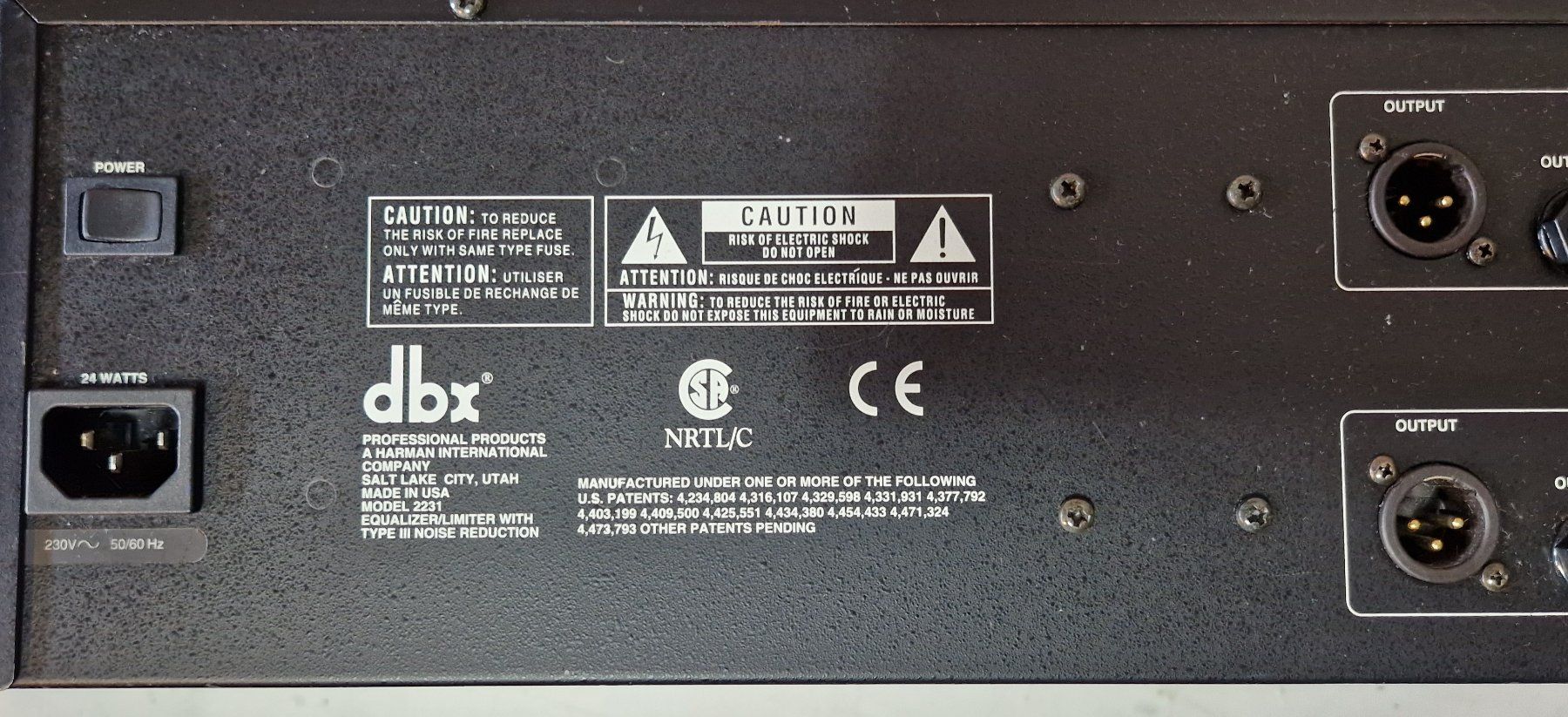 Dbx Equalizzatori: dbx 2231 2-Channel 31-Band Graphic Equalizer/Limiter w/ Type – Usato da Alosen venduto da A1pro 4