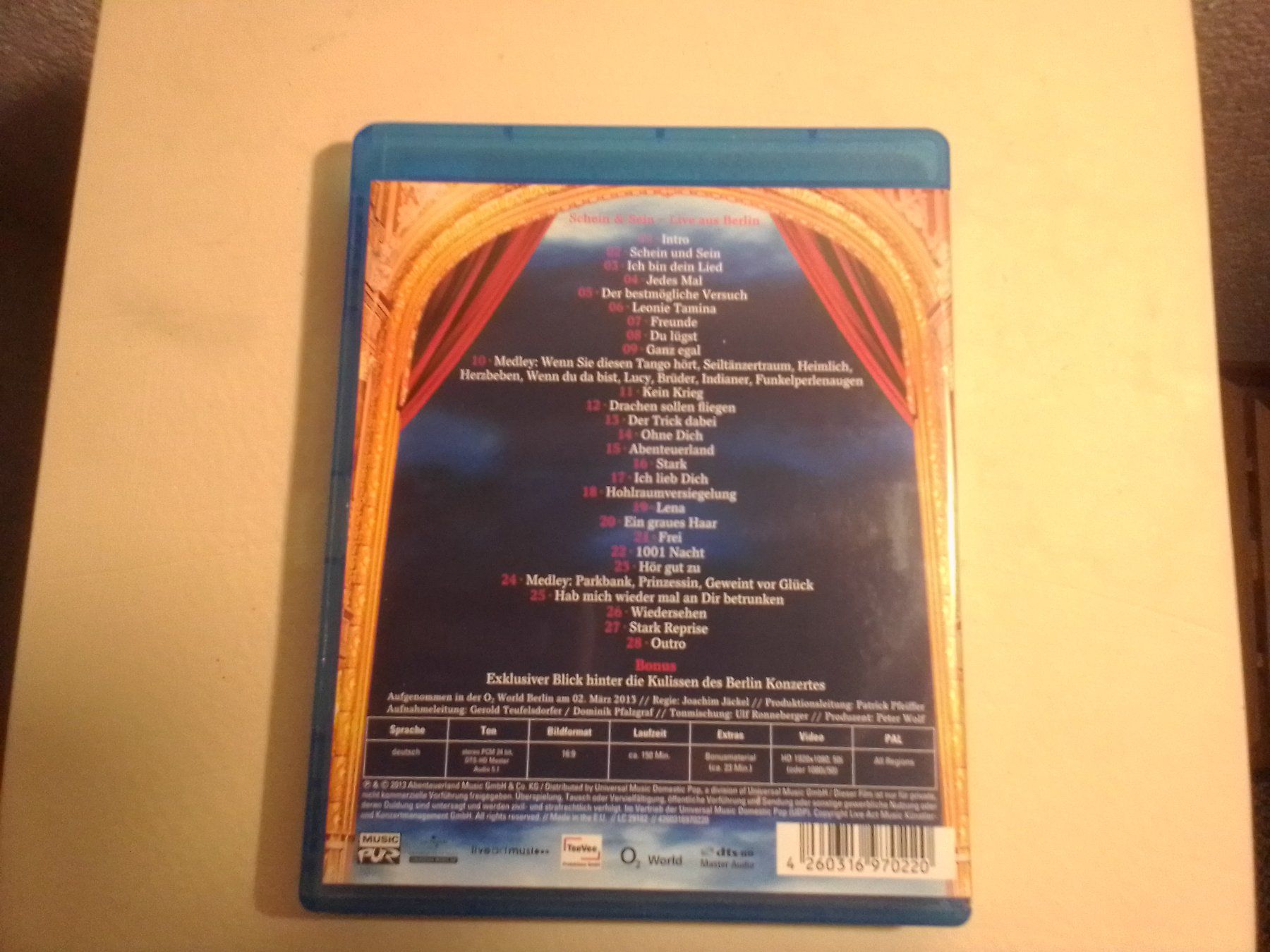 Tous les DVDs: Pur - Schein & Sein Live aus Berlin – D'occasion à Brittnau par Zibu 1