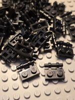 Lego 30 x Platten 1x2  mit Stangegriff(2540)schwarz