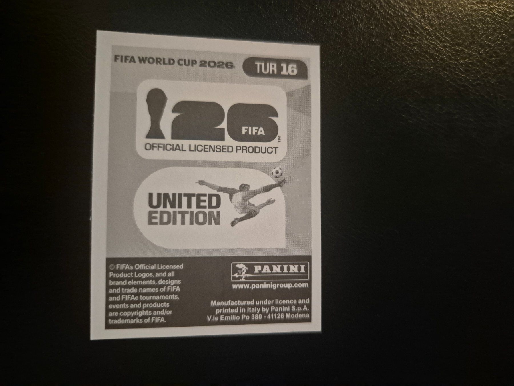 Panini Carte collezionabili: Panini WM 26 TUR 16 – Nuovo (secondo la descrizione) da Rorschacherberg venduto da AJ3108 1