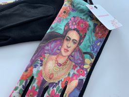 Frida Kahlo Handschuhe mit Seide,Grösse S/M Neu